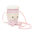 Jellycat Bag Amuseables Coffee-To-Go Pink 22cm