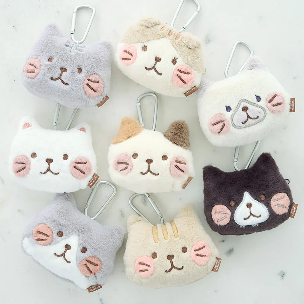 Hapins Blushing Lucky Coin Purse Calio Cat