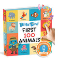 Ditty Bird First 100 Animals Multi-Coloured 16x2x16cm
