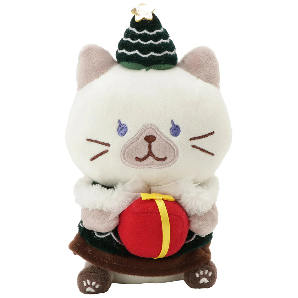 Hapins Christmas Plush Toy Siamese Cat