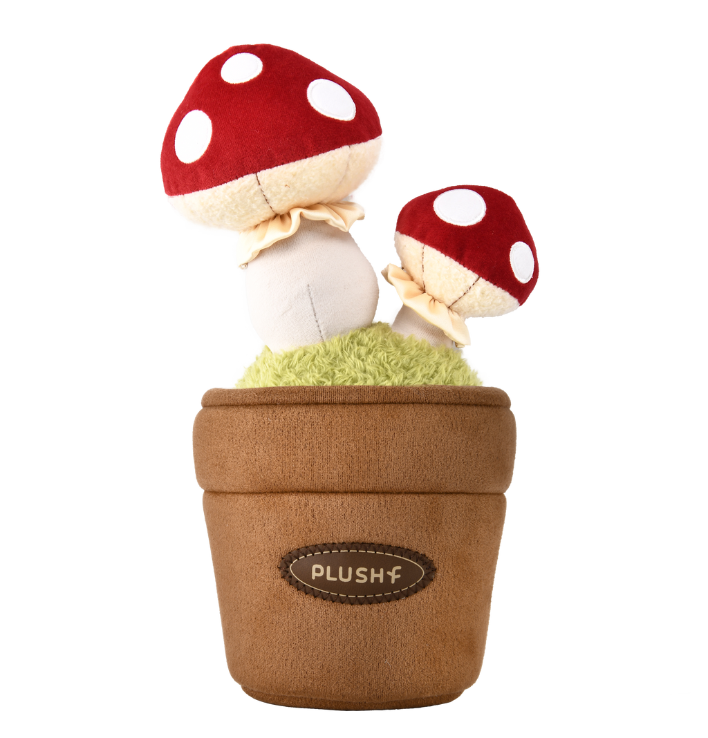 PlushWoods Mushroom Plant Plush With Pot 15cm