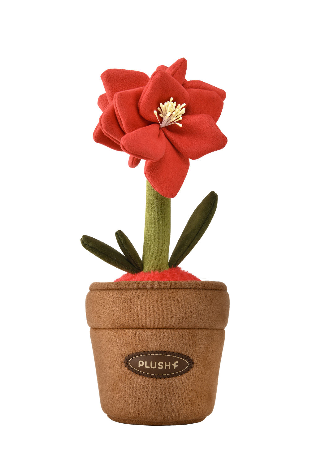 PlushWoods Amaryllis Plant Plush With Pot 25cm