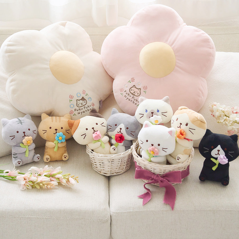 Hapins Flower Kitten Plush Ragdoll Cat