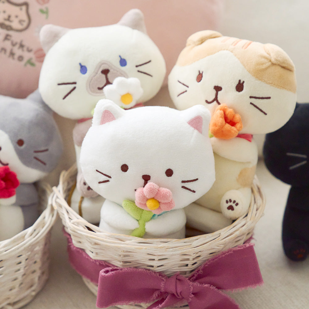 Hapins Flower Kitten Plush Scottish Fold