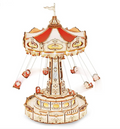 Robotime ROKR 3D Wooden Puzzle DIY Music Box Swing Ride