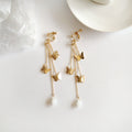 Luninana Clip-on Earrings - Golden Butterflies YBY005