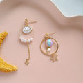 Luninana Earrings -  Hot Air Balloon Pearl Earrings YBY009