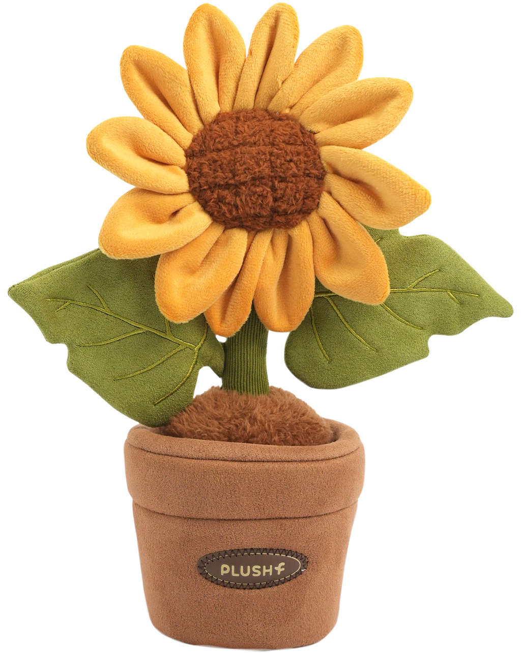 Plushwoods Sunflower Plant Plush with pot 25cm