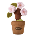 PlushWoods Peach Tree Plant Plush With Pot 25cm