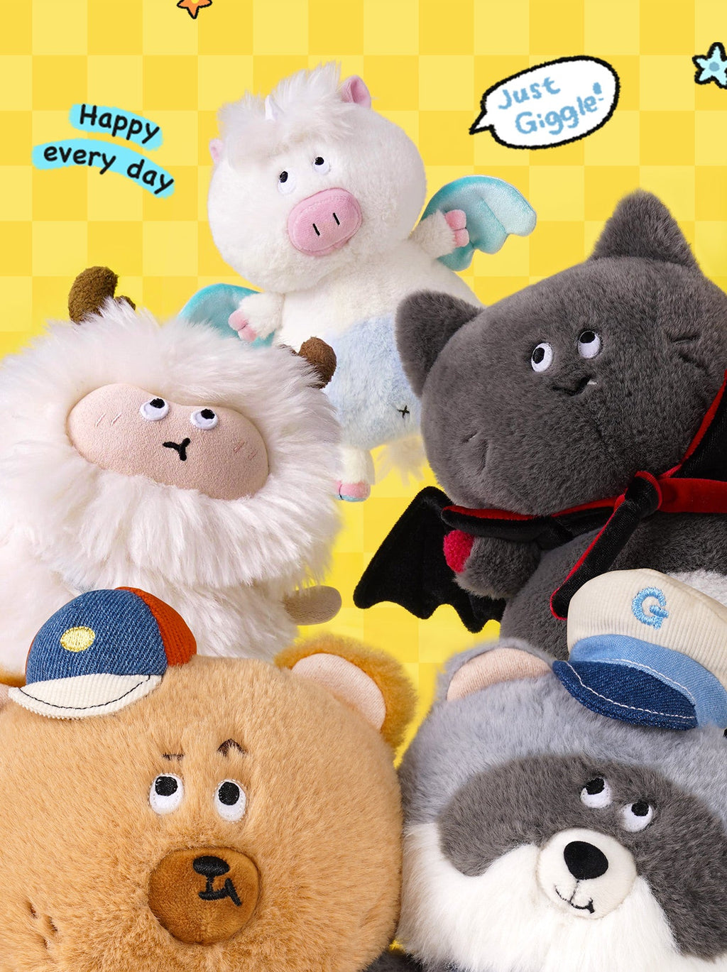Glee Beanx  – Chubby Series Plush - Pipi the Unicorn Officer 22cm