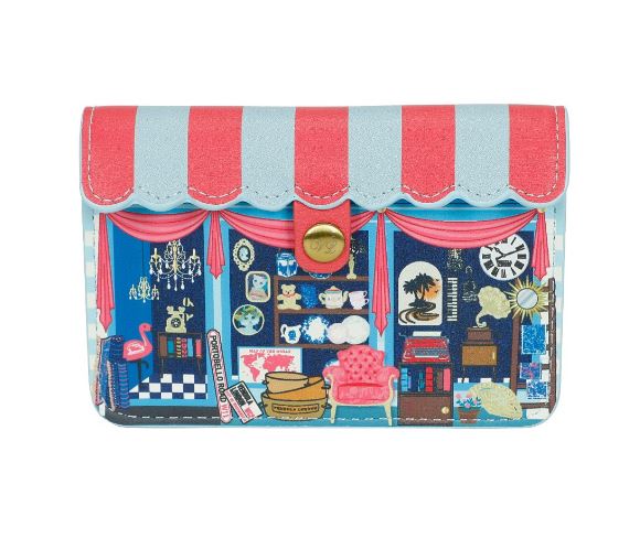 Vendula Vintage Rose Accordian Card Wallet