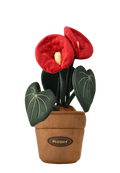 PlushWoods Anthurium Plant Plush With Pot 20cm