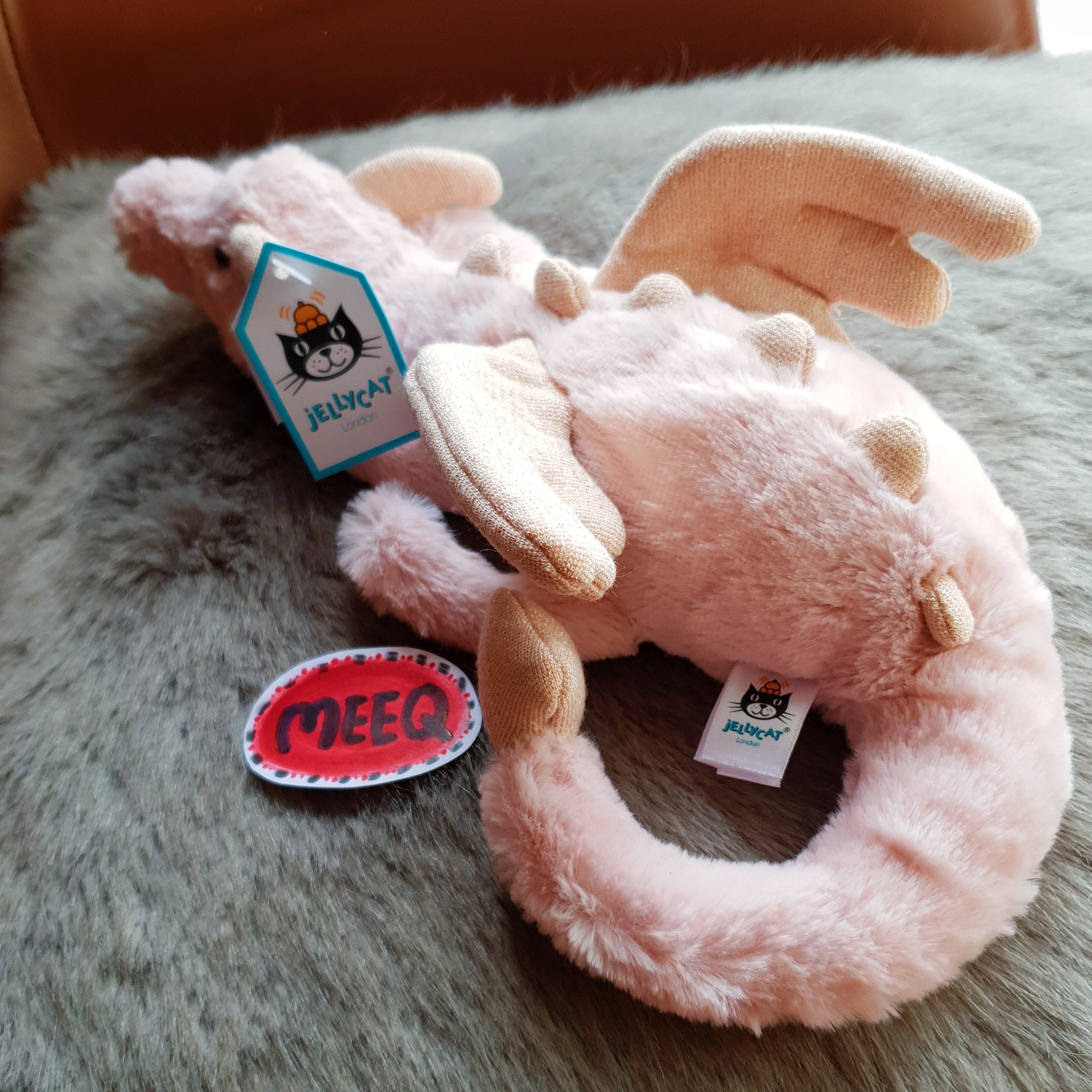 Jellycat Rose Dragon Little 28cm