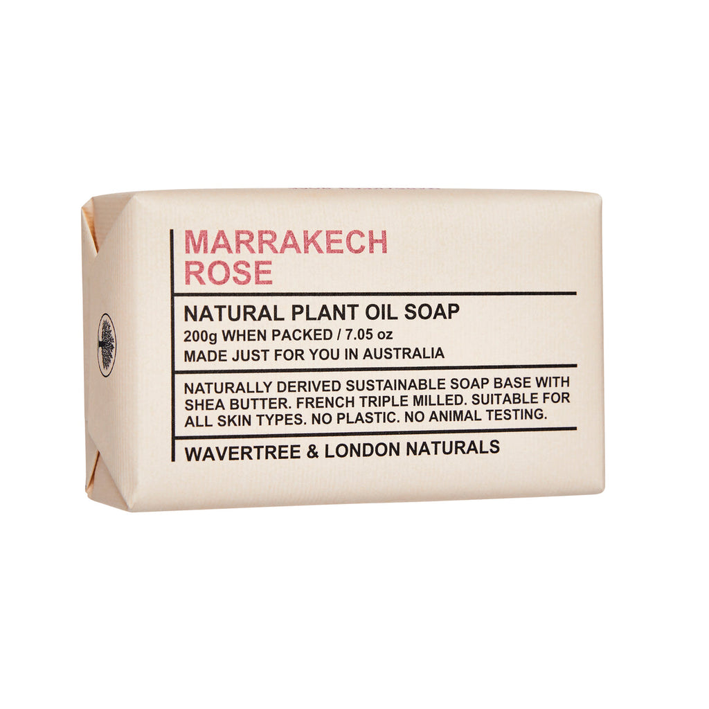 Wavertree & London Marrakech Rose Soap Bar 200g