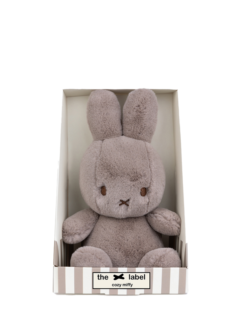Miffy & Friends Cozy Miffy in Giftbox Taupe 23cm