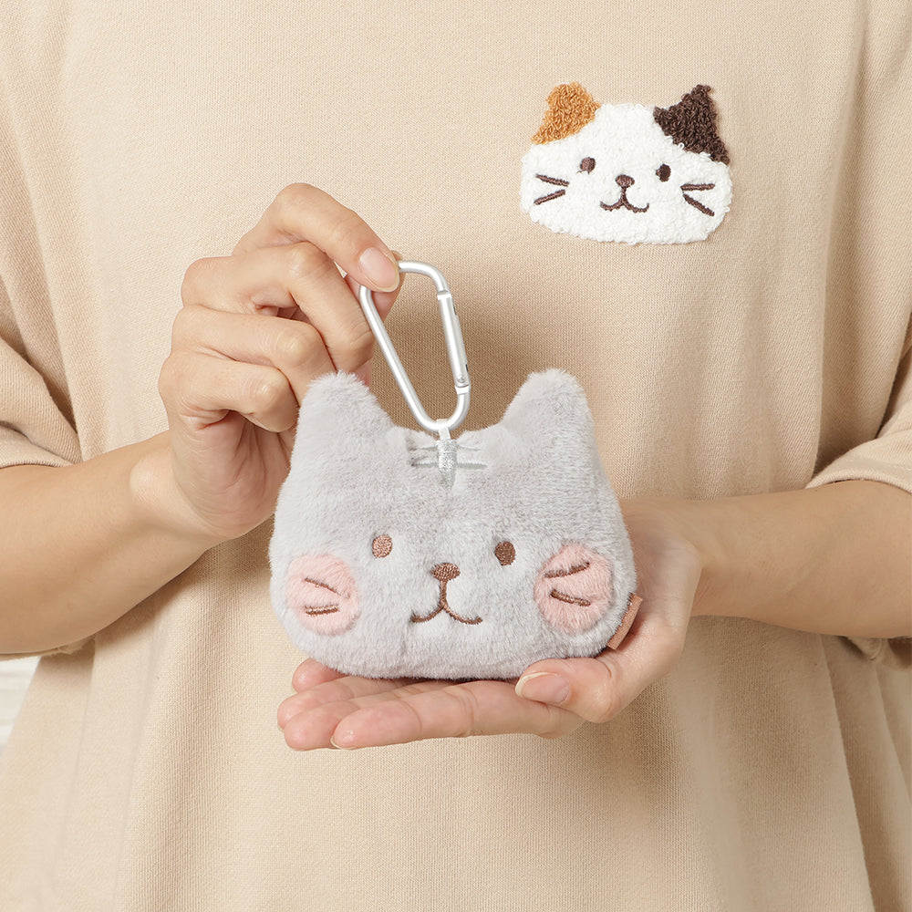Hapins Blushing Lucky Coin Purse Persian Cat