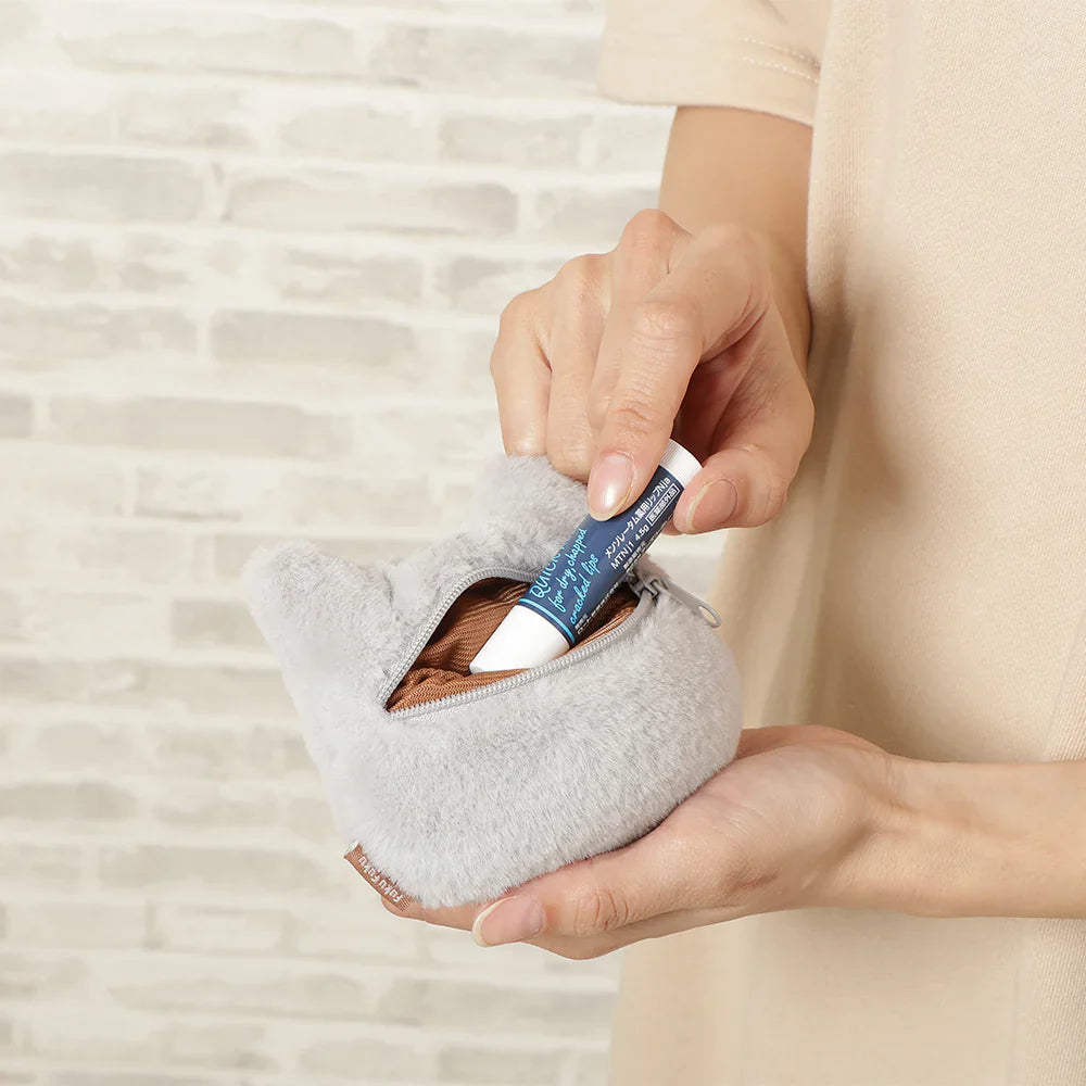 Hapins Blushing Lucky Coin Purse Persian Cat