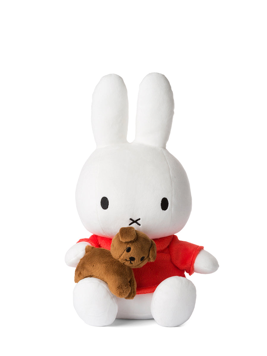 Miffy & Friends Miffy with Snuffy sitting 33cm