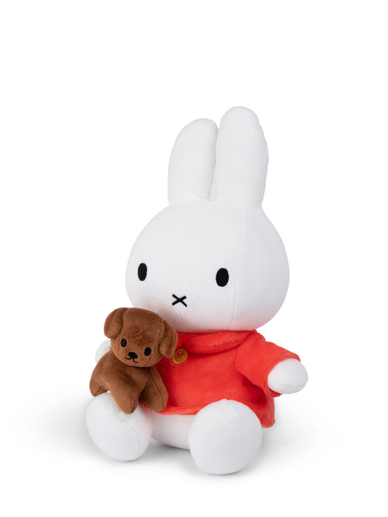 Miffy & Friends Miffy with Snuffy sitting 33cm