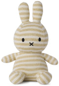 Miffy & Friends Miffy Organic Cotton Sparkle Stripe Cream 23cm