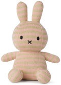 Miffy & Friends Miffy Organic Cotton Sparkle Stripe Pink 23cm