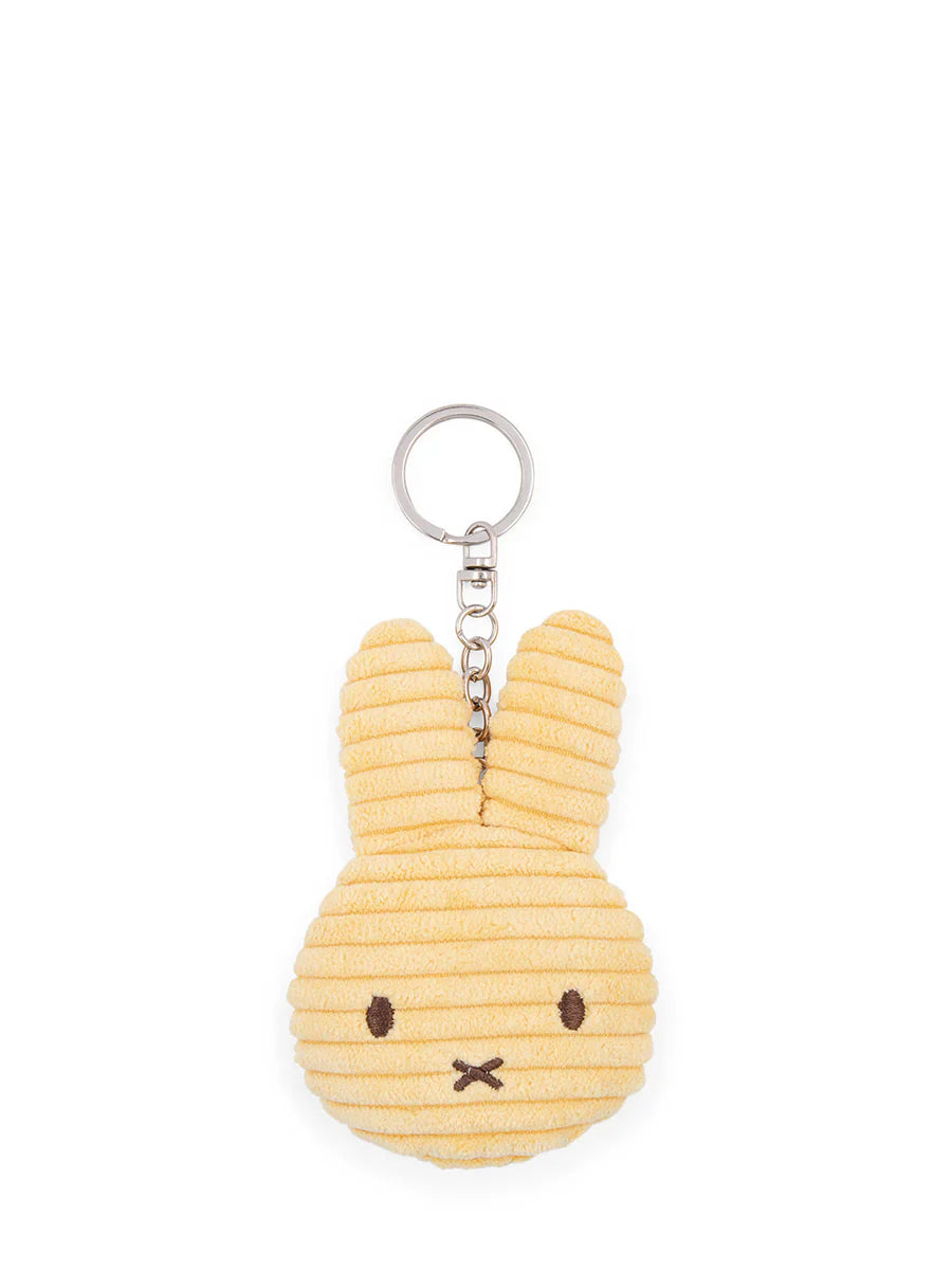 Miffy & Friends Miffy Flat Keychain (ECO) Corduroy Buttercream 10cm