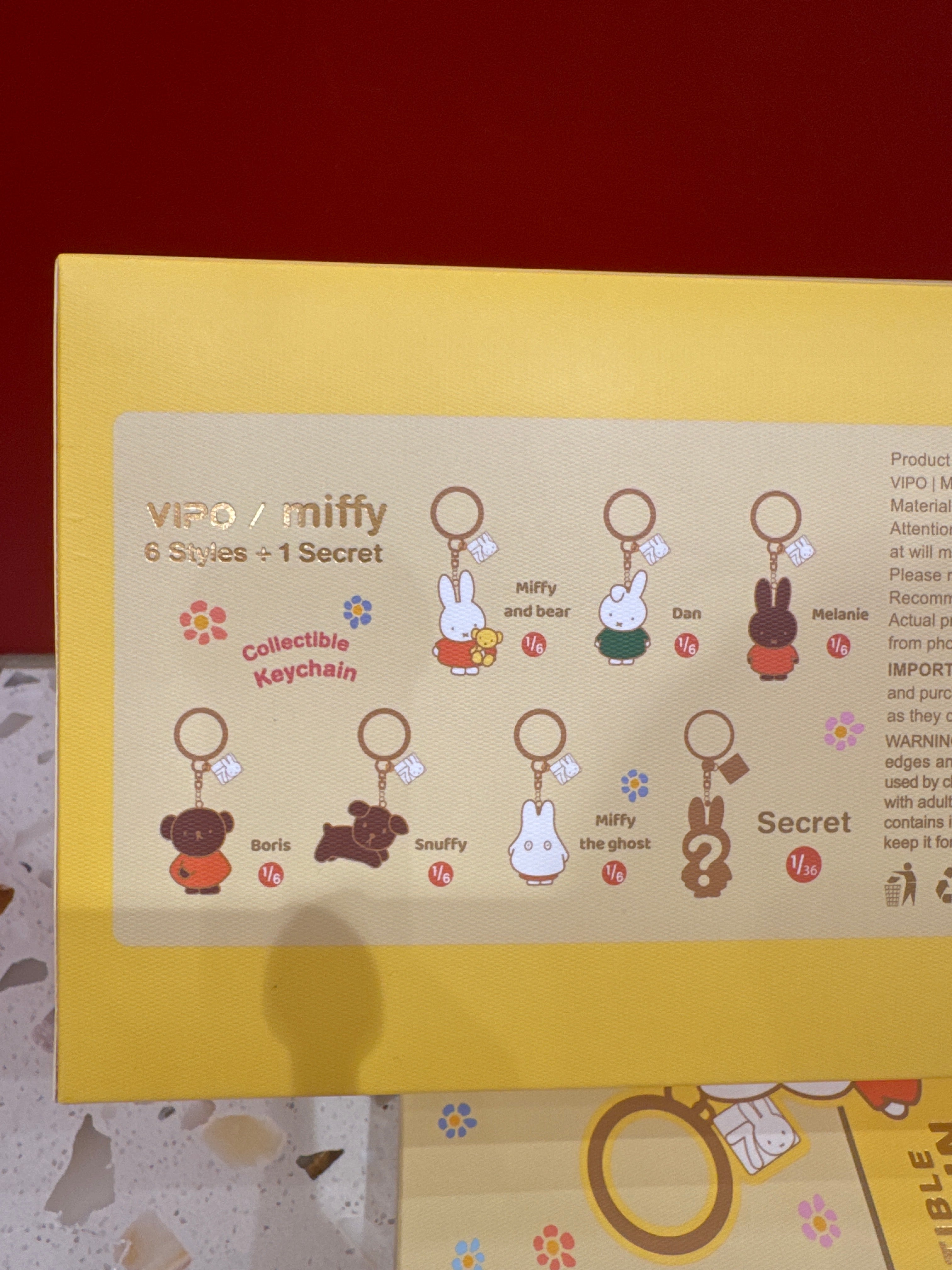 Miffy Blind Box: 70th Keychain
