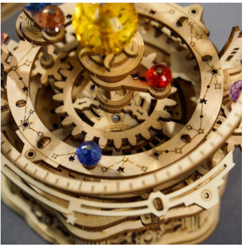 Robotime ROKR 3D Wooden Puzzle  Music Box Starry Night