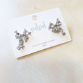 Luninana Earrings - Crystal Bow Tie Earrings YX021