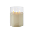 Rogue Glass Triflame Candle Clear 15x15x20cm