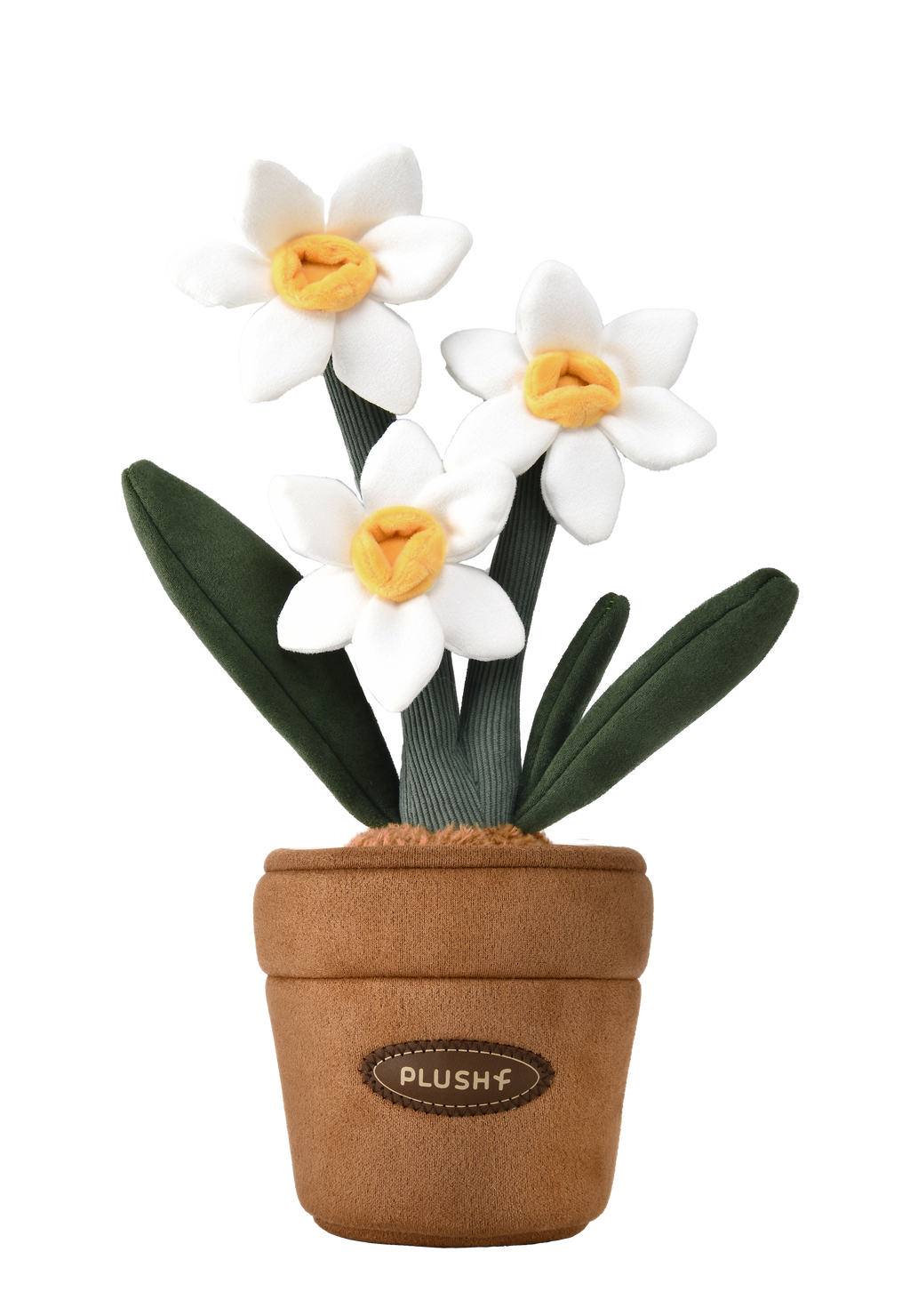PlushWoods Daffodil Plant Plush With Pot 25cm