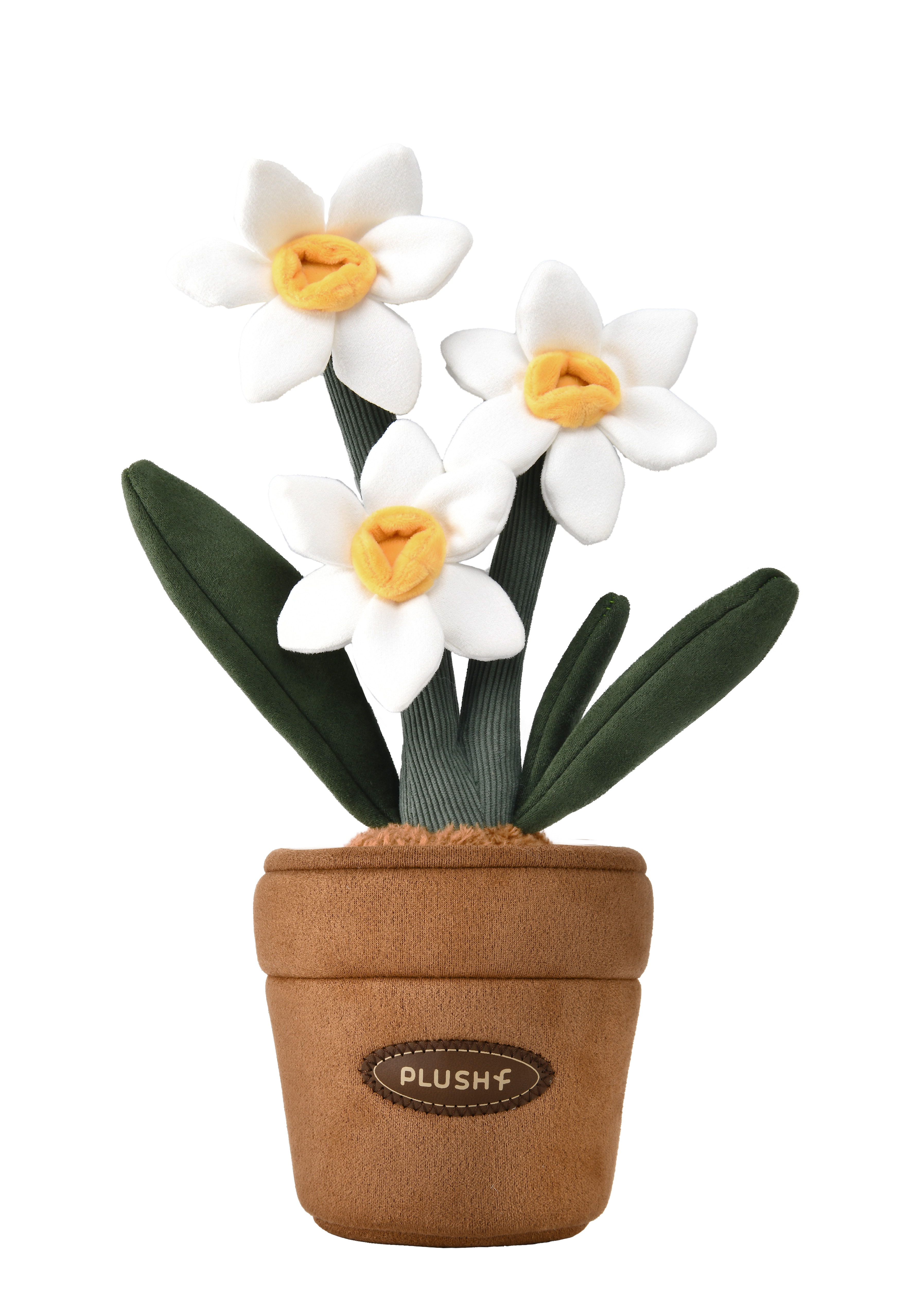 PlushWoods Daffodil Plant Plush With Pot 25cm
