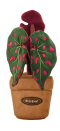 PlushWoods Begonia Negrosensis Plant Plush With Pot 22cm