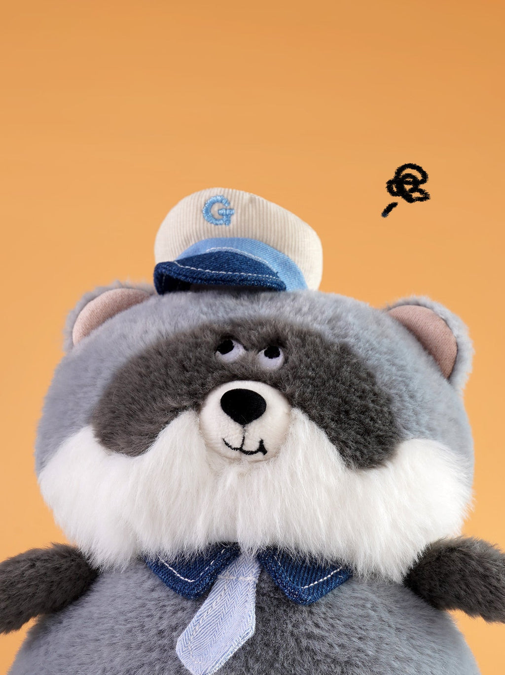 Glee Beanx  – Chubby Series Plush - Officer Nimo the Raccoon 22cm