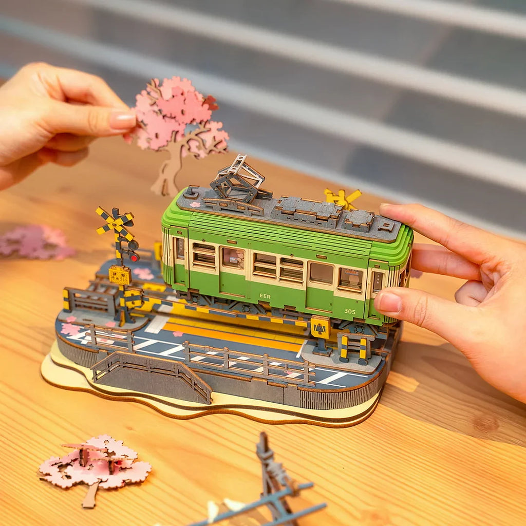 Robotime Rolife Sakura Journey 3D Wooden Puzzle 16.7cm