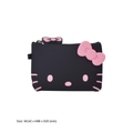 NUU-SMALL Hello Kitty Black Zipper Pouch