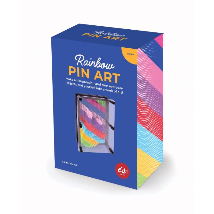 Discovery Zone Rainbow Pin Art Multi-Coloured 13x6x18cm