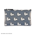 NUU Miffy Large Dick Bruna Clear Zipper Pouch - Black