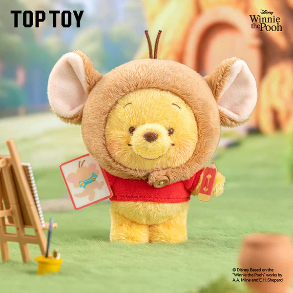 Toptoy Disney Winnie the Pooh and Roo Best Friends  Series Plush Pendant Blind Box