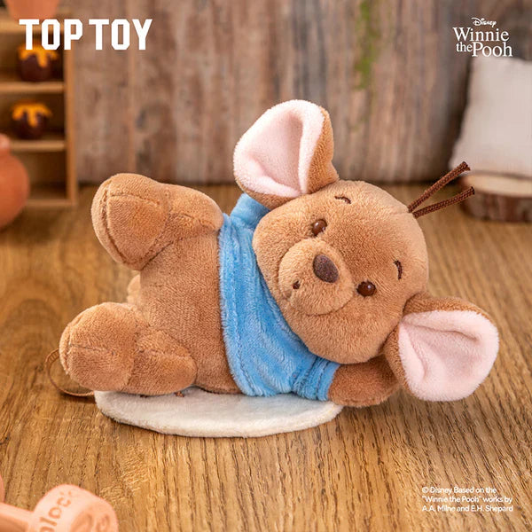 Toptoy Disney Winnie the Pooh and Roo Best Friends  Series Plush Pendant Blind Box