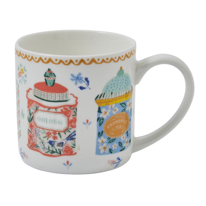 Ulster Weavers Tea Tins New Bone China Mug 250ml 8.2x8.2x8.2cm
