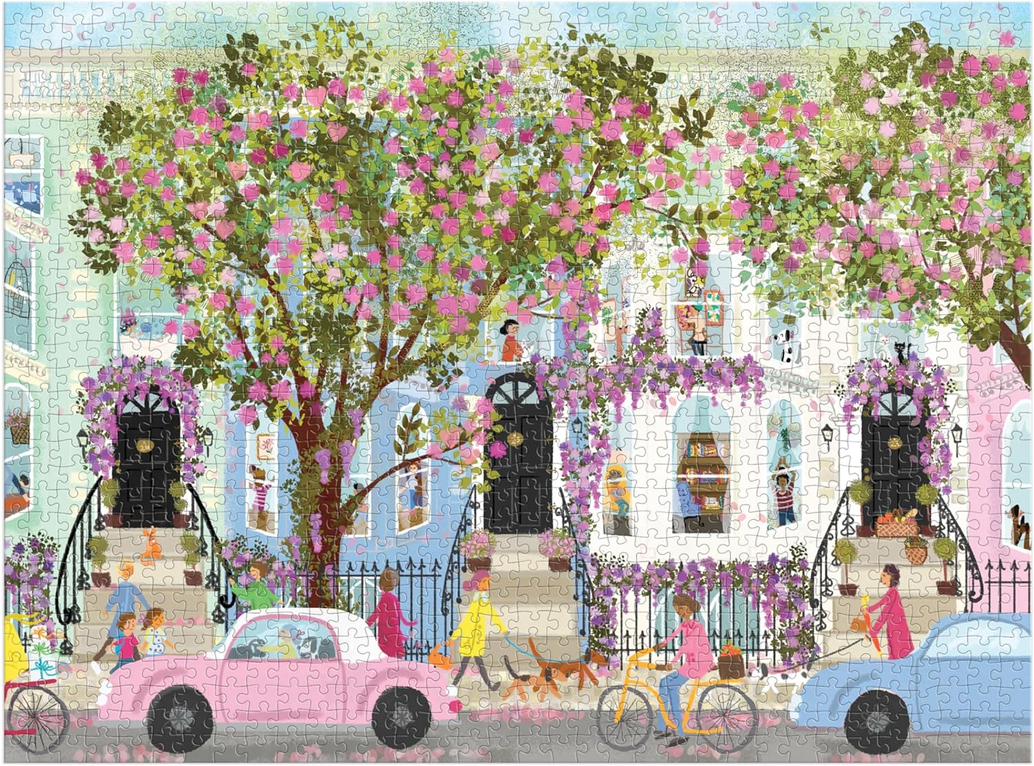 Galison Joy Laforme Spring Terrace 1000pc Puzzle Multi-Coloured 20.3x20.3x6.4cm
