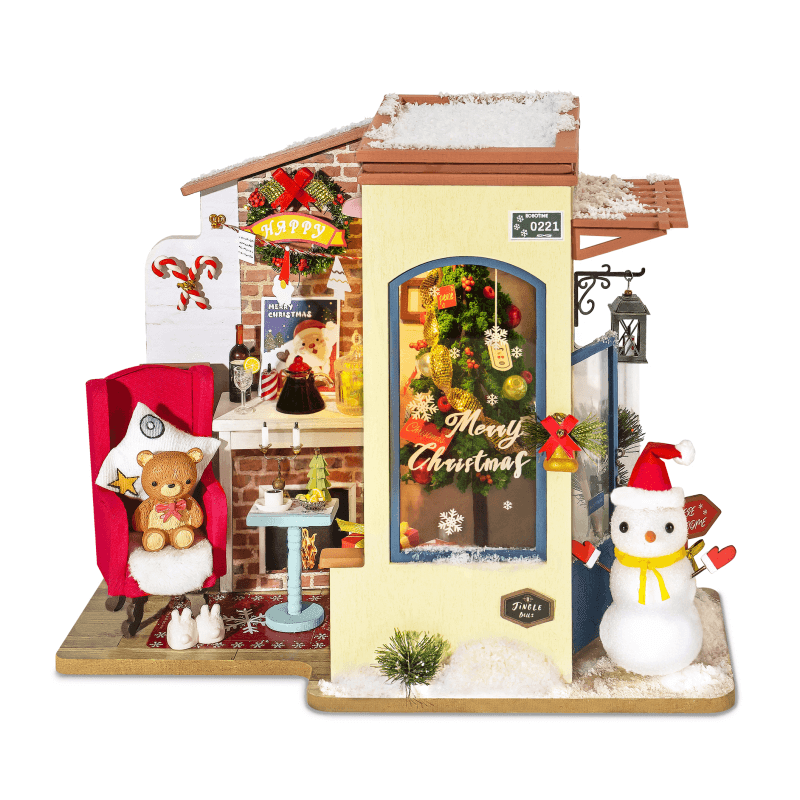 Robotime Rolife Christmas Snow House
