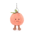 Jellycat Amuseables Peach Bag Charm 9cm