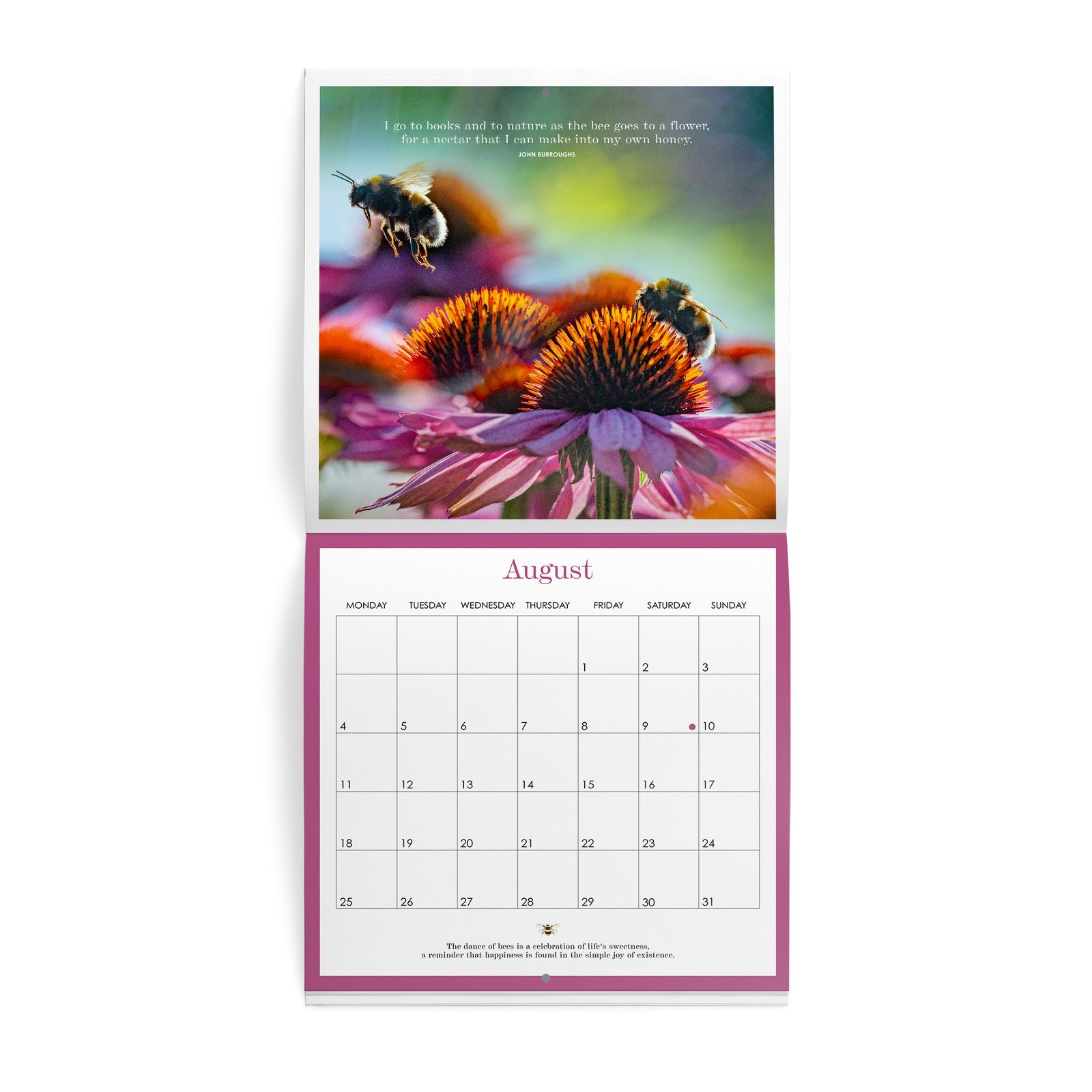 Affirmations 2025 Bee Wall Calendar