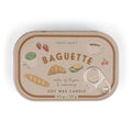 Paddywax Bistro French Baguette Printed Tin Candle - Rosemary Thyme 4.5oz 127g