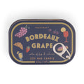 Paddywax Bistro  Grapes Printed Tin Candle - Bordeaux Grape 4.5oz/127g
