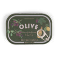 Paddywax Bistro Olive Printed Tin Candle - Fig & Olive 4.5oz/127g