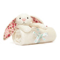 Jellycat Blossom Cream Bunny 'Berry' Blankie
