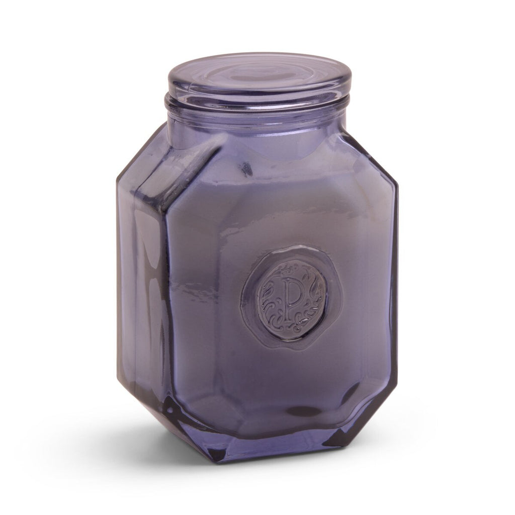 Designworks Botanica 8oz/226g Grey Blue Glass Candle - Sea Salt & Amber